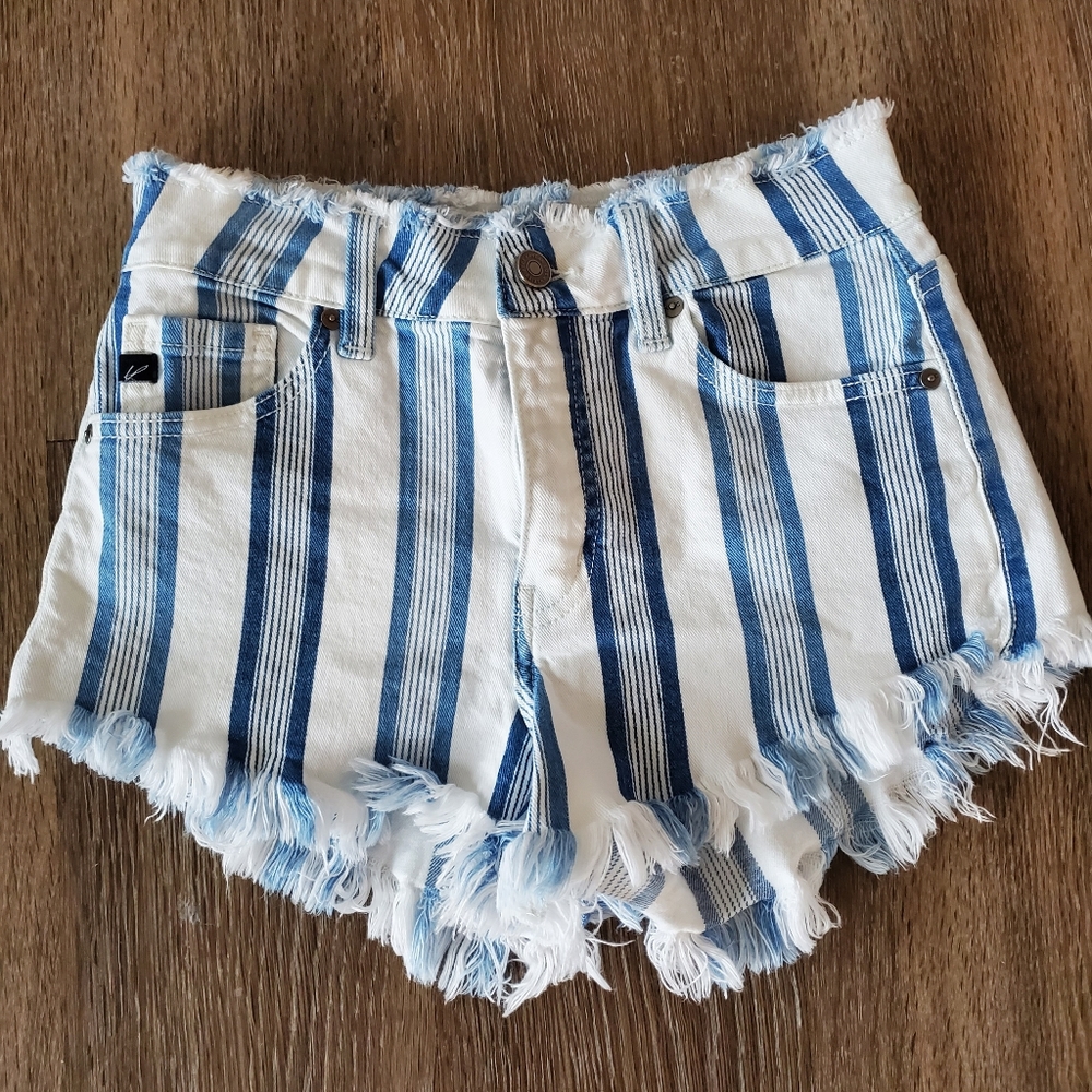 Kancan shorts size xs striped